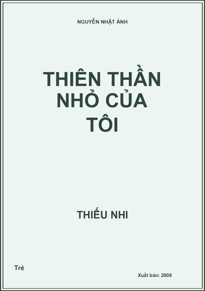 Thiên thần nhỏ của tôi