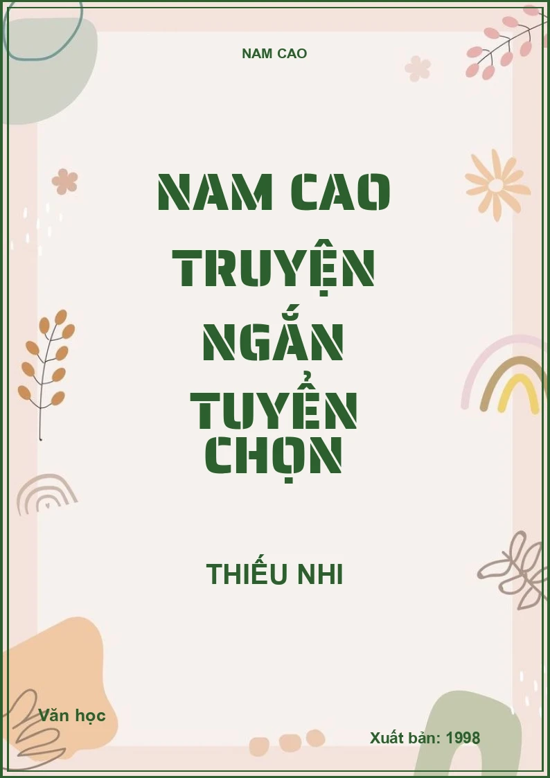 Nam Cao truyện ngắn tuyển chọn