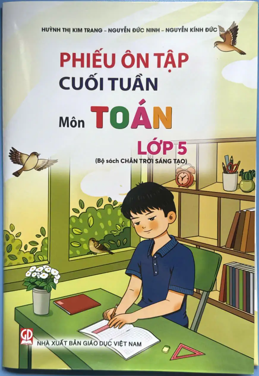 Phiếu ôn tập cuối tuần môn Toán lớp 5 (Bộ sách Chân trời sáng tạo)