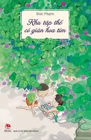 Khu tập thể có dàn hoa tím