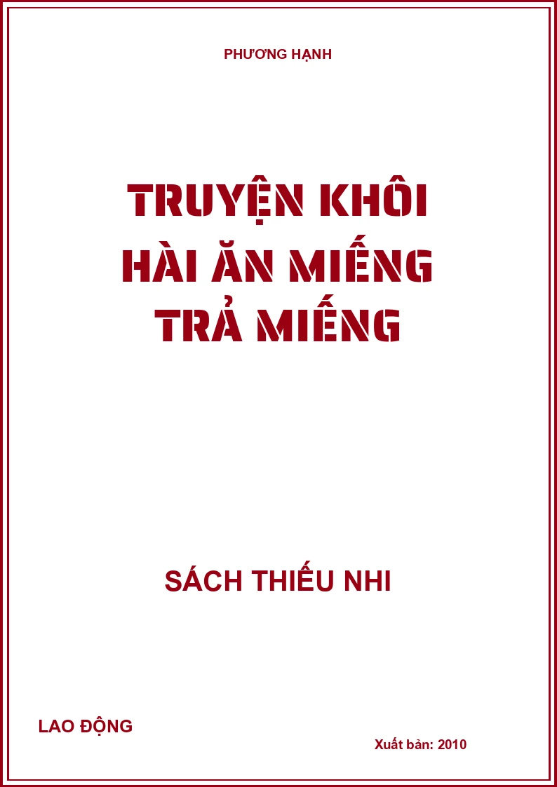 Truyện khôi hài ăn miếng trả miếng