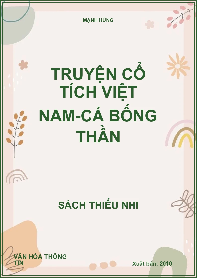 Truyện cổ tích việt nam-Cá bống thần