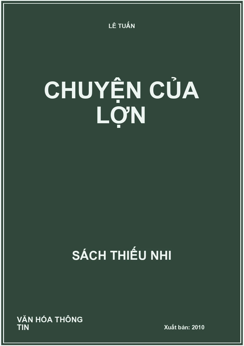 Chuyện của lợn
