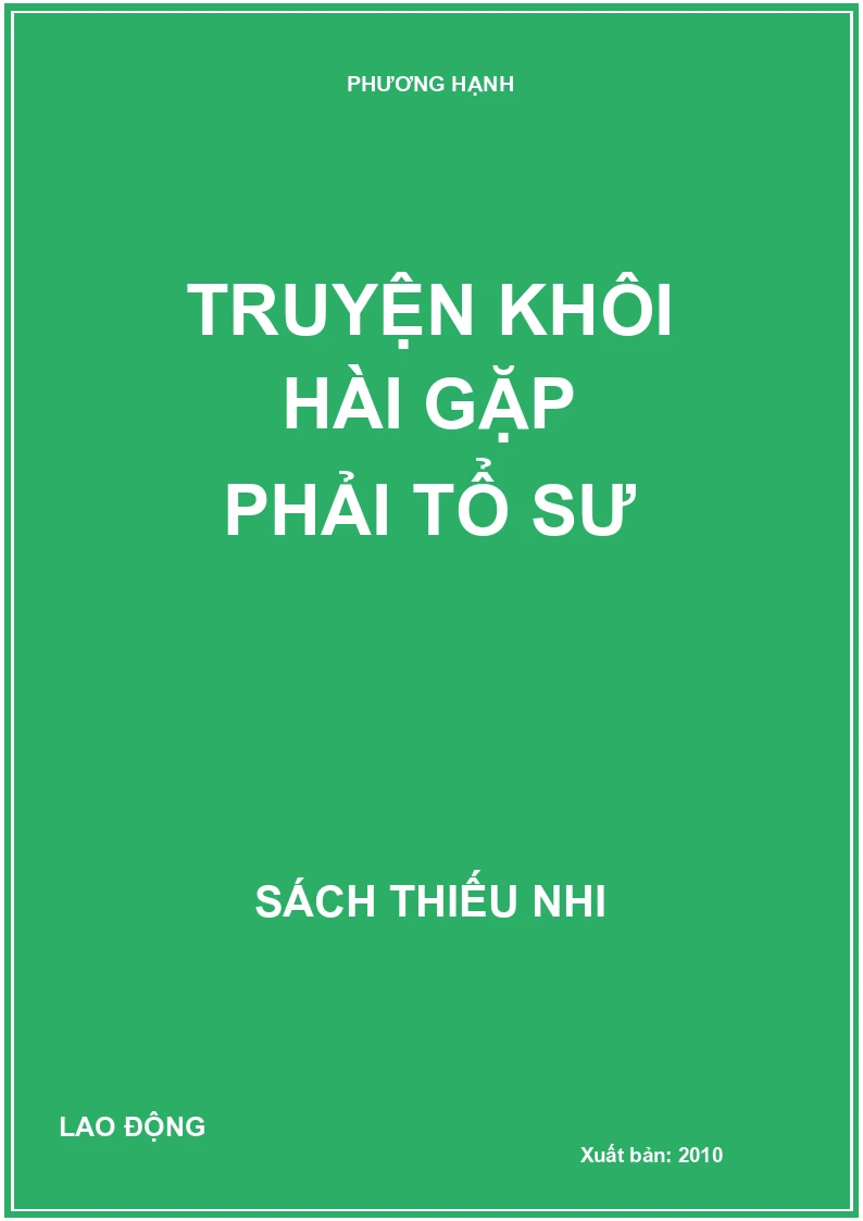 Truyện khôi hài gặp phải tổ sư