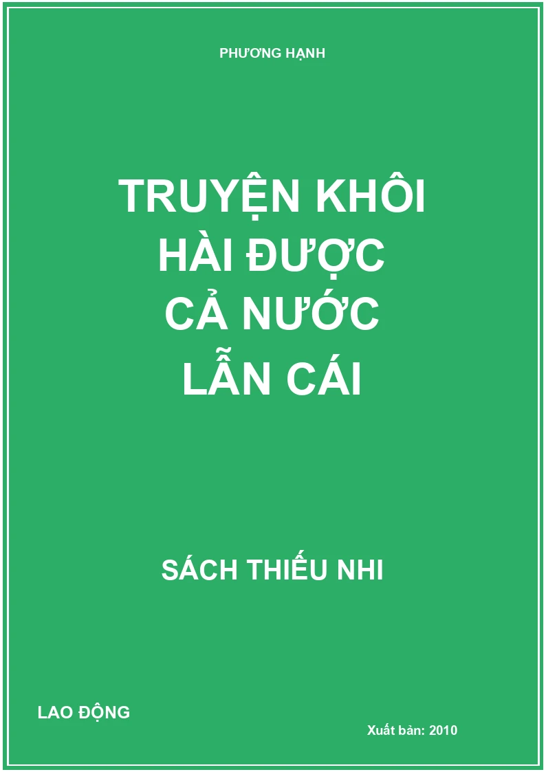 Truyện khôi hài được cả nước lẫn cái
