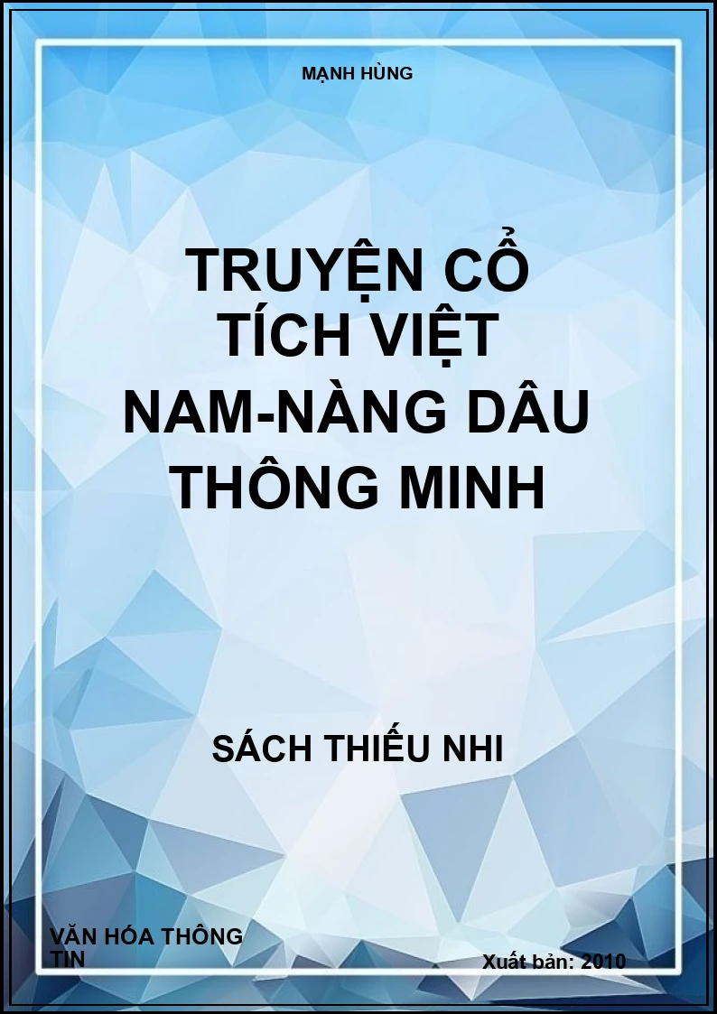 Truyện cổ tích việt nam-Nàng dâu thông minh