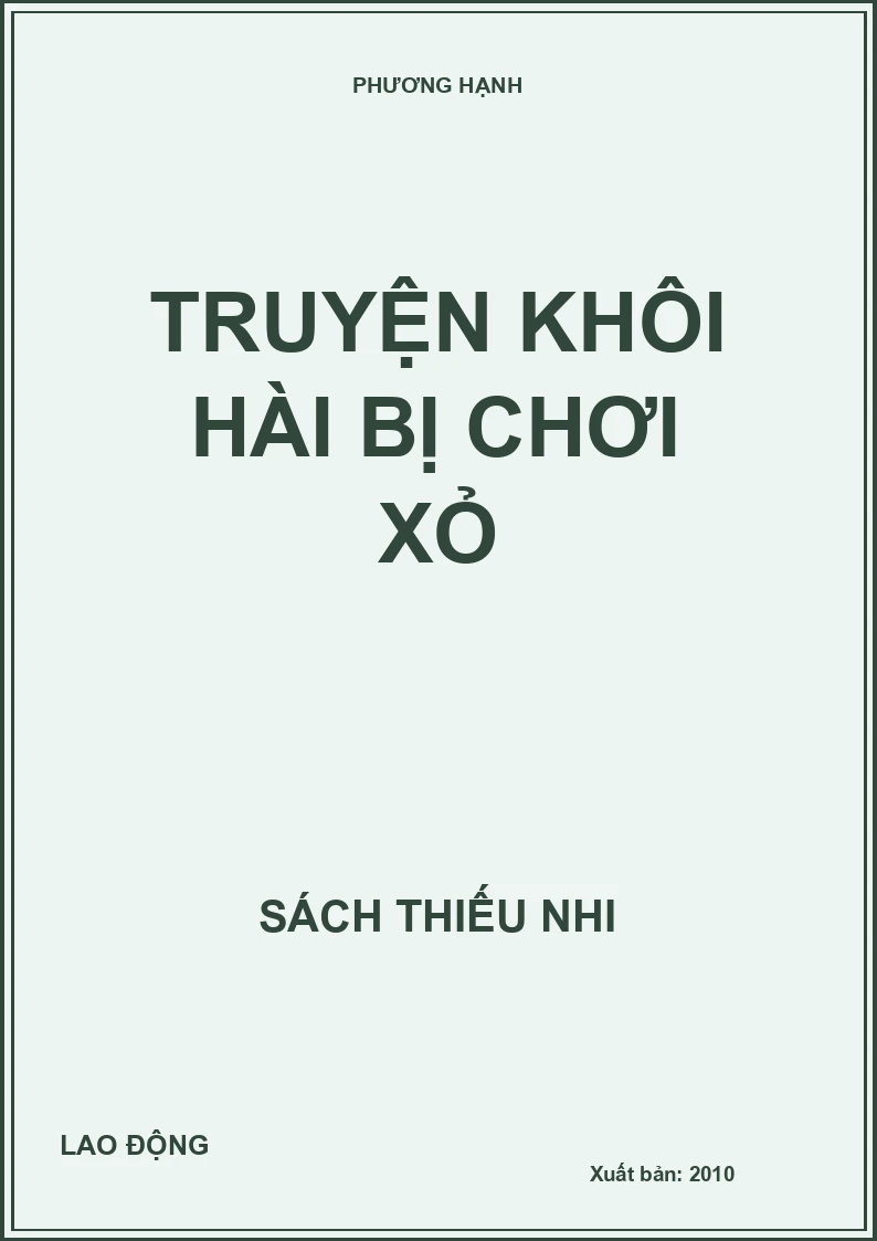 Truyện khôi hài bị chơi xỏ