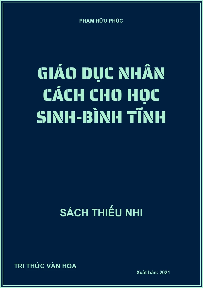 Giáo dục nhân cách cho học sinh-Bình tĩnh