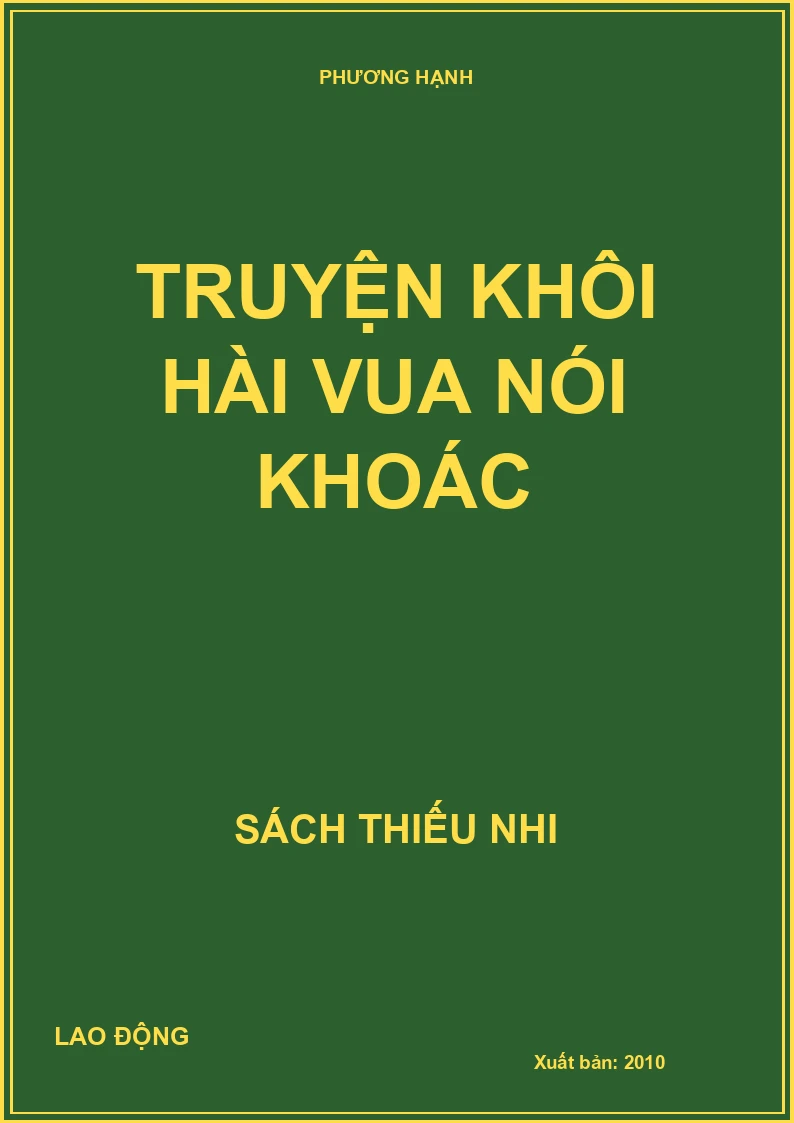 Truyện khôi hài vua nói khoác
