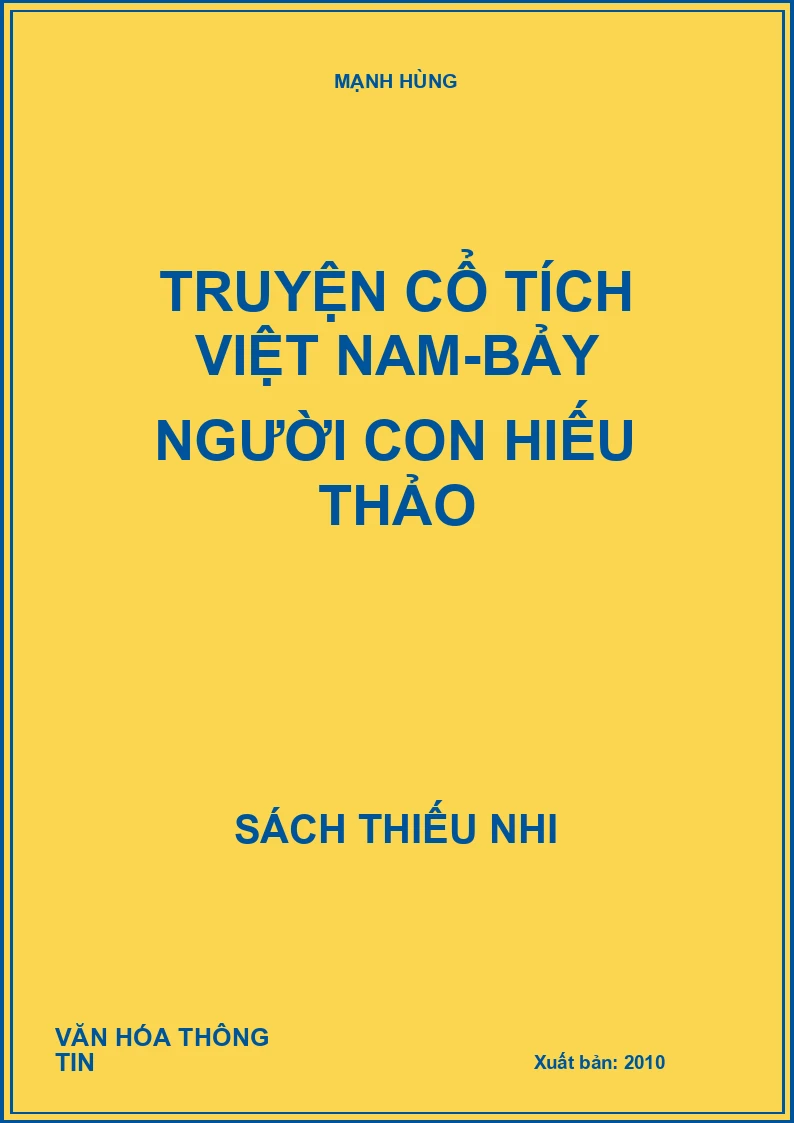 Truyện cổ tích việt nam-Bảy người con hiếu thảo