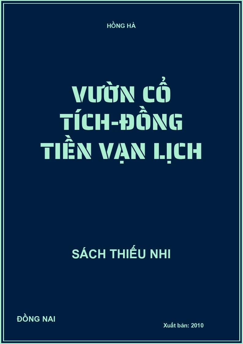 Vườn cổ tích-Đồng tiền vạn lịch