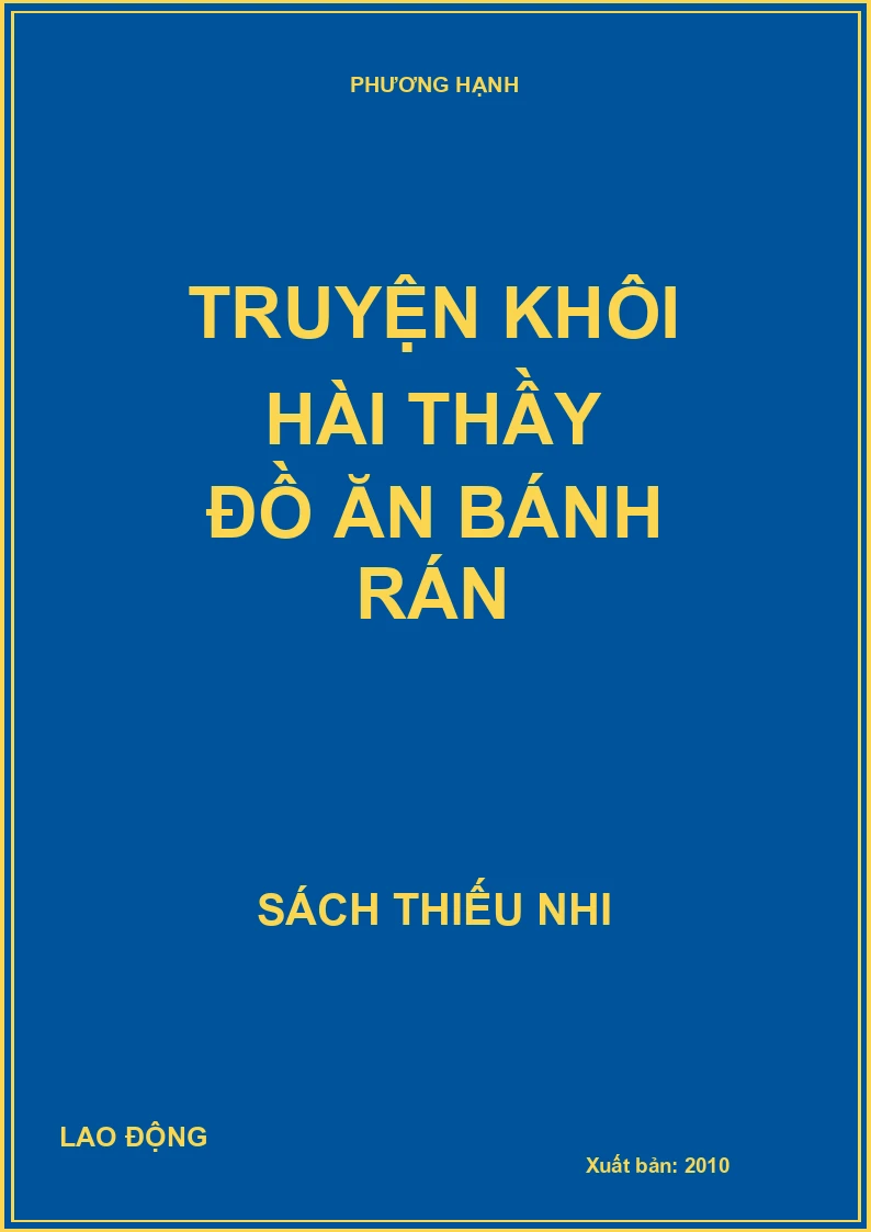 Truyện khôi hài thầy đồ ăn bánh rán