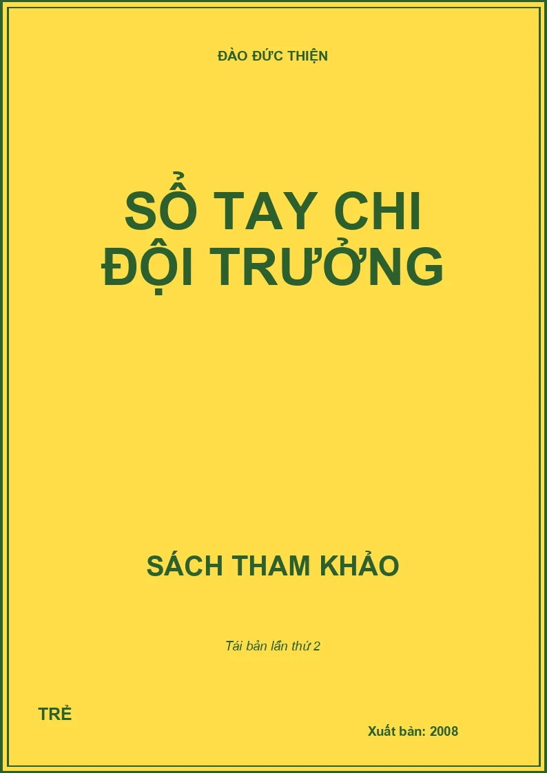 Sổ tay chi đội trưởng