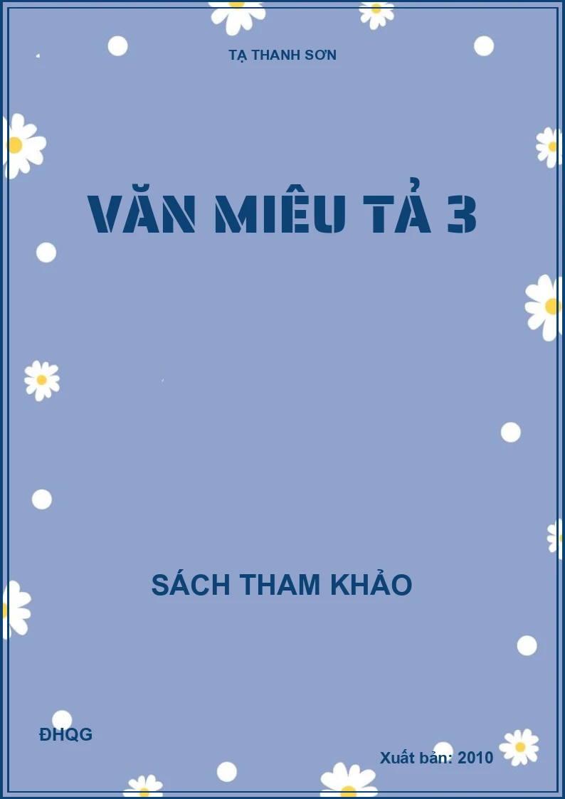 Văn miêu tả 3