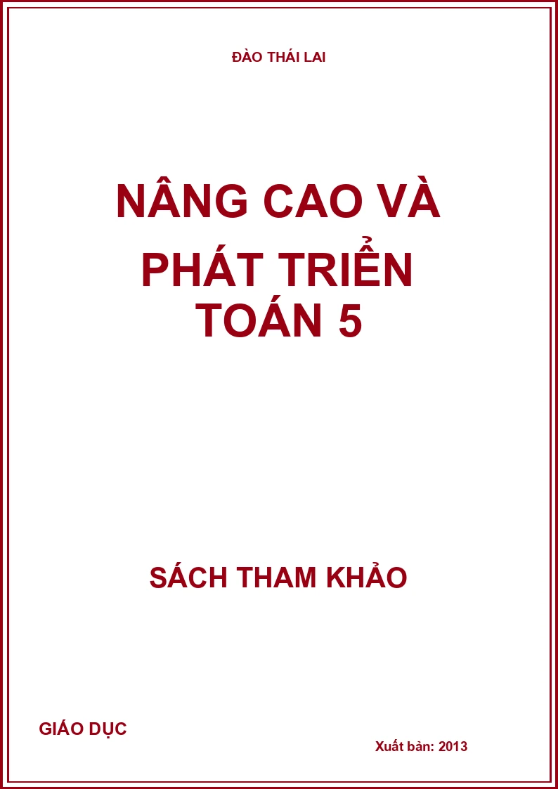Nâng cao và phát triển Toán 5
