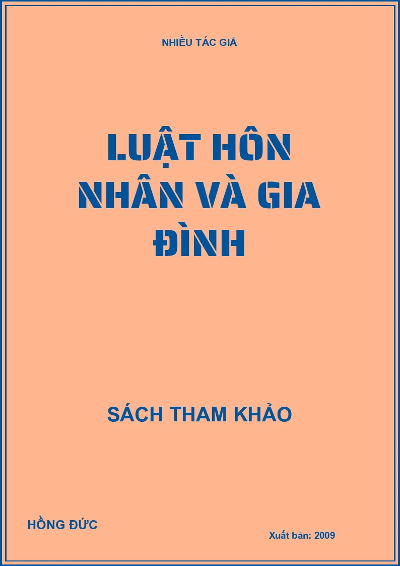 Luật hôn nhân và gia đình