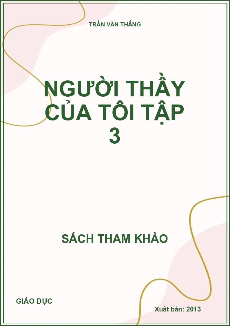 Người thầy của tôi Tập 3