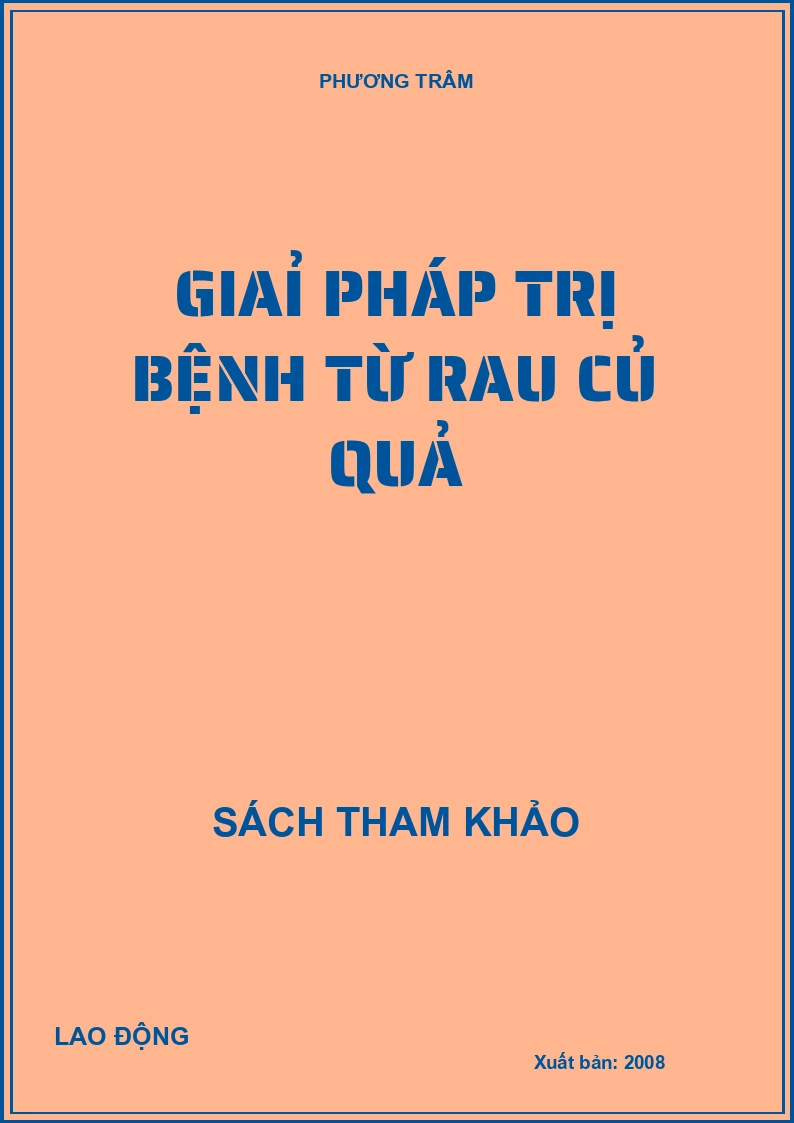 Giaỉ pháp trị bệnh từ rau củ quả