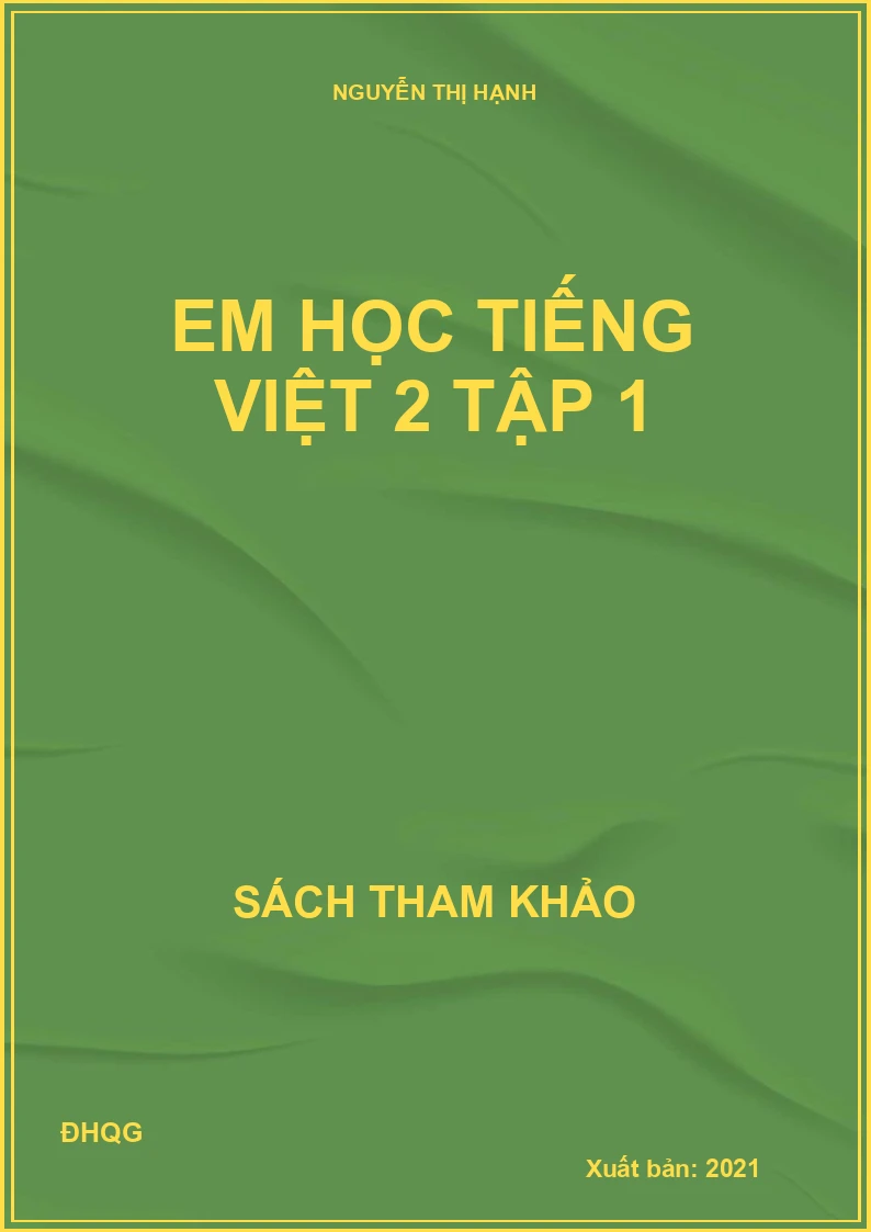 Em học Tiếng Việt 2 Tập 1