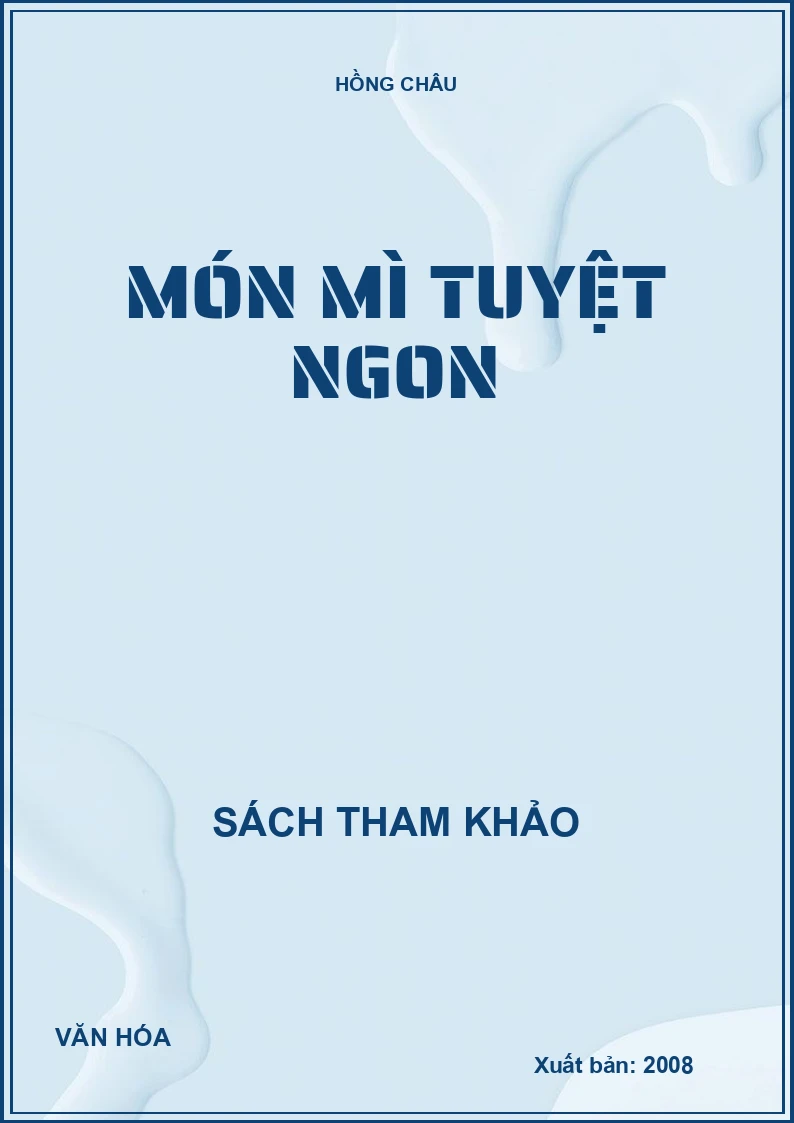 Món mì tuyệt ngon