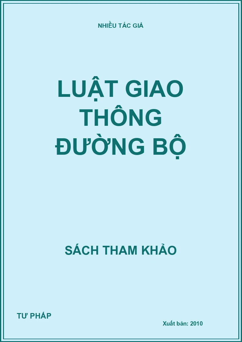 Luật giao thông đường bộ