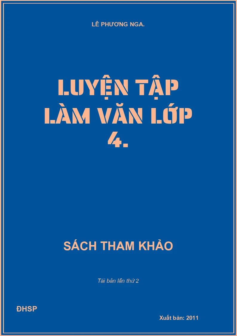 Luyện Tập Làm Văn lớp 4.