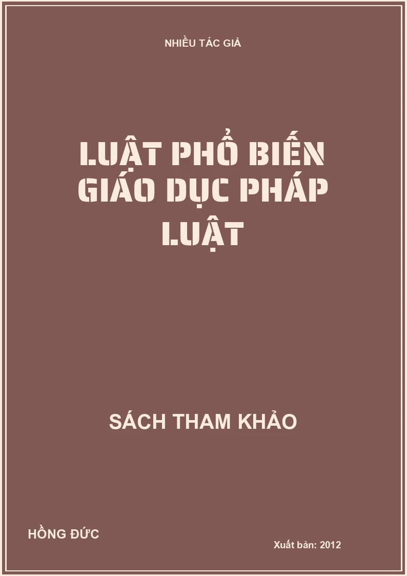 Luật phổ biến giáo dục pháp luật