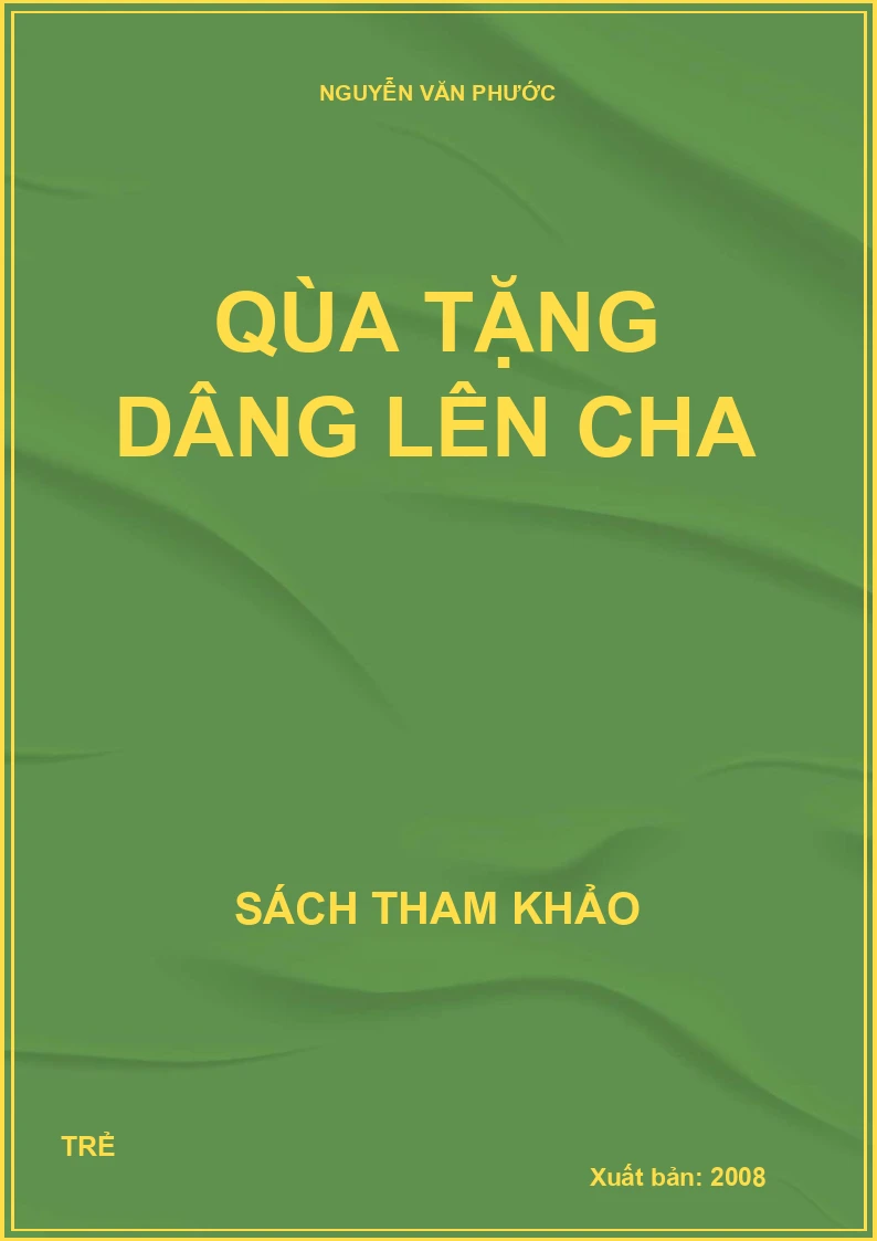 Qùa tặng dâng lên cha