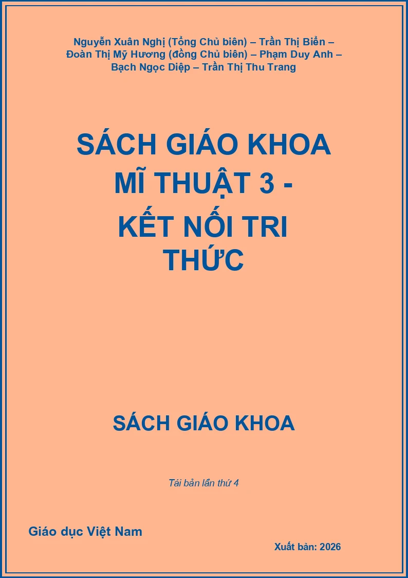 Sách giáo khoa Mĩ thuật 3 - Kết nối tri thức
