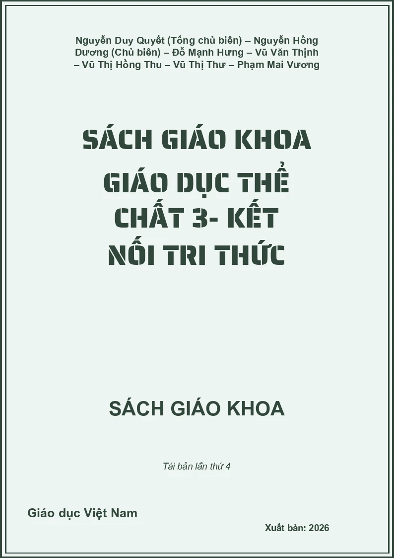 Sách giáo khoa Giáo dục thể chất 3- Kết nối tri thức