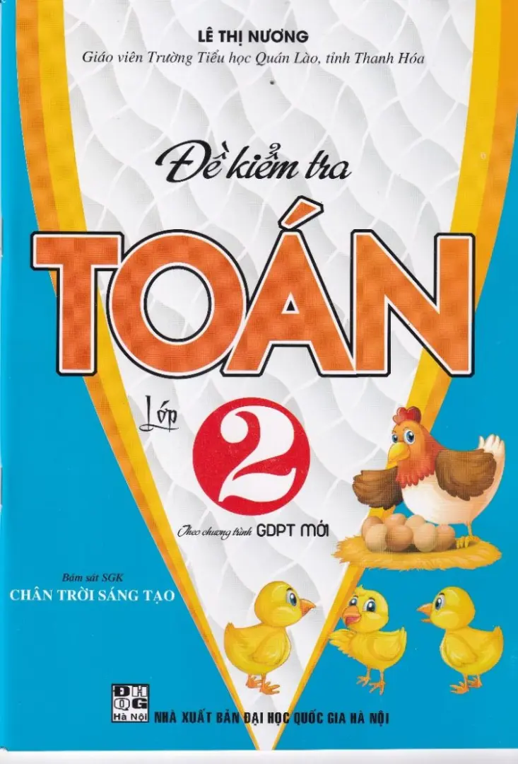 Đề kiểm tra Toán lớp 2 theo CTGDPT mới