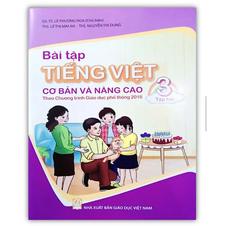 Bài tập Tiếng Việt 3 tập hai cơ bản và nâng cao theo CTGDPT 2018