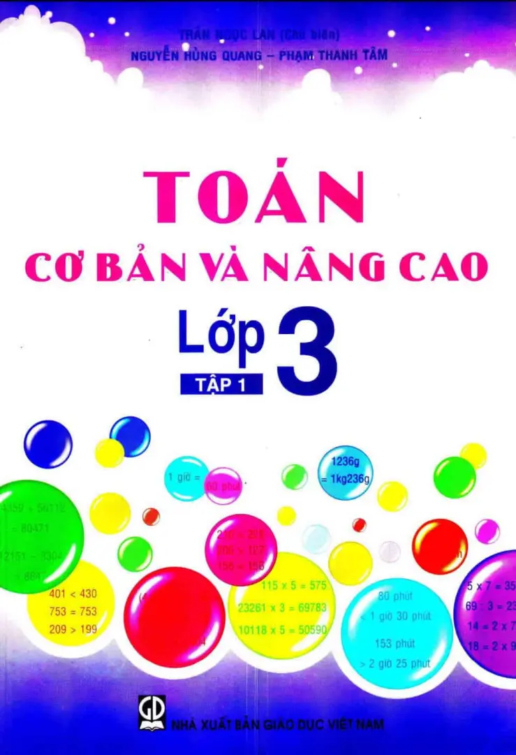 Toán cơ bản và nâng cao lớp 3 tập 1