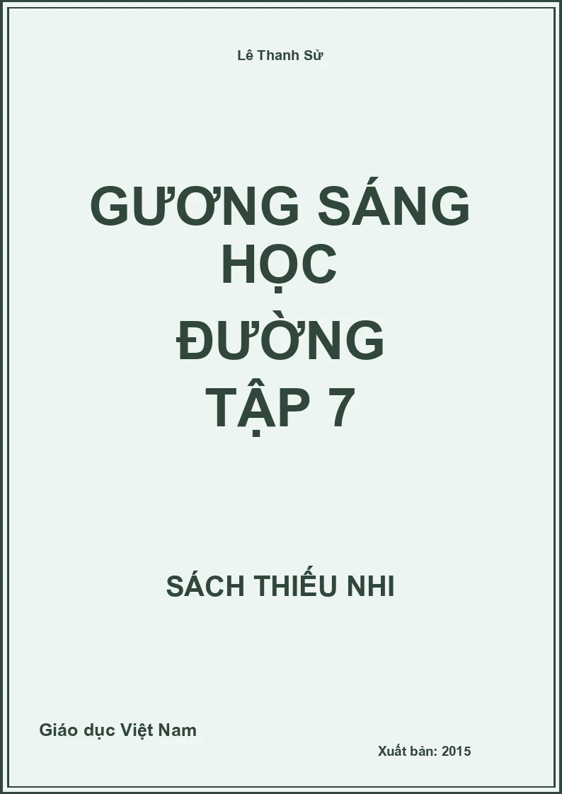 Gương sáng học đường tập 7