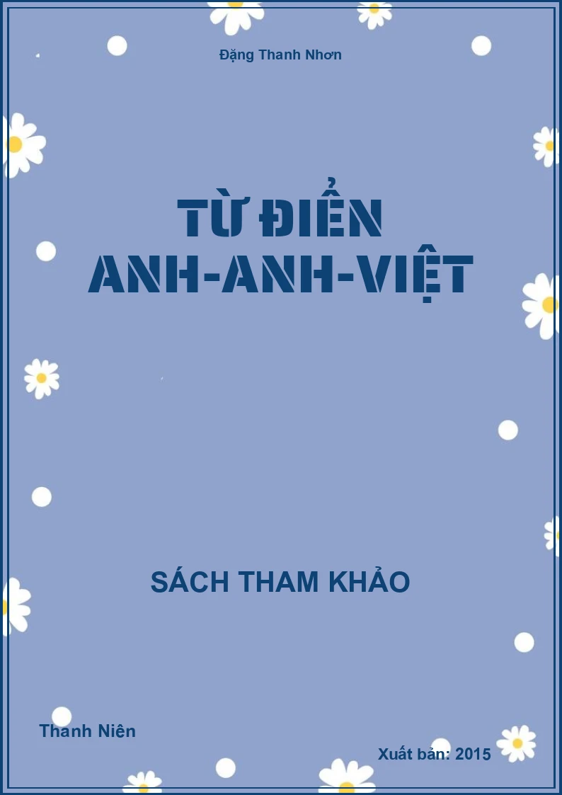 Từ điển Anh-Anh-Việt
