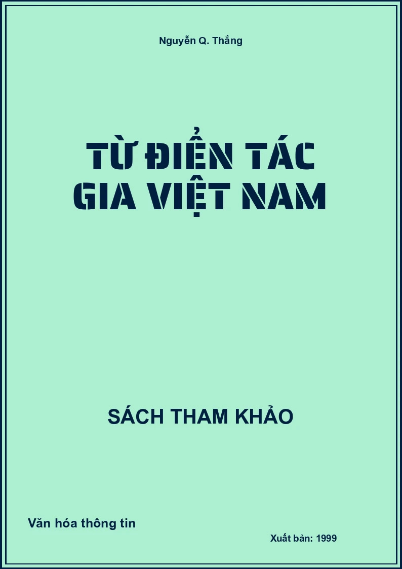 Từ điển tác gia Việt Nam