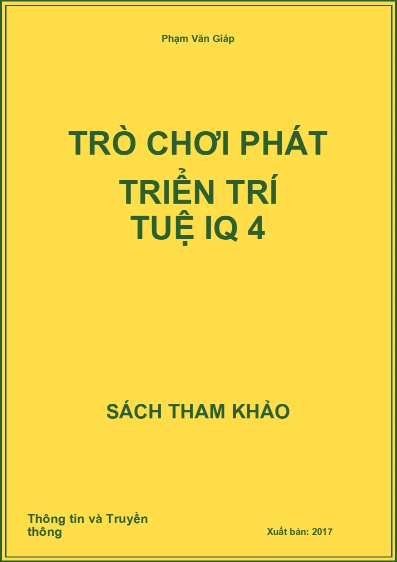 Trò chơi phát triển trí tuệ IQ 4