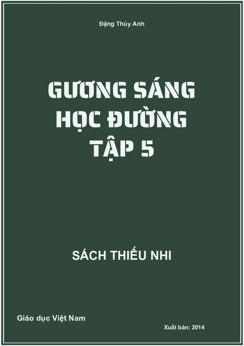 Gương sáng học đường tập 5