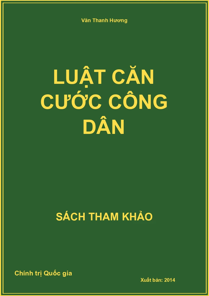 Luật căn cước công dân
