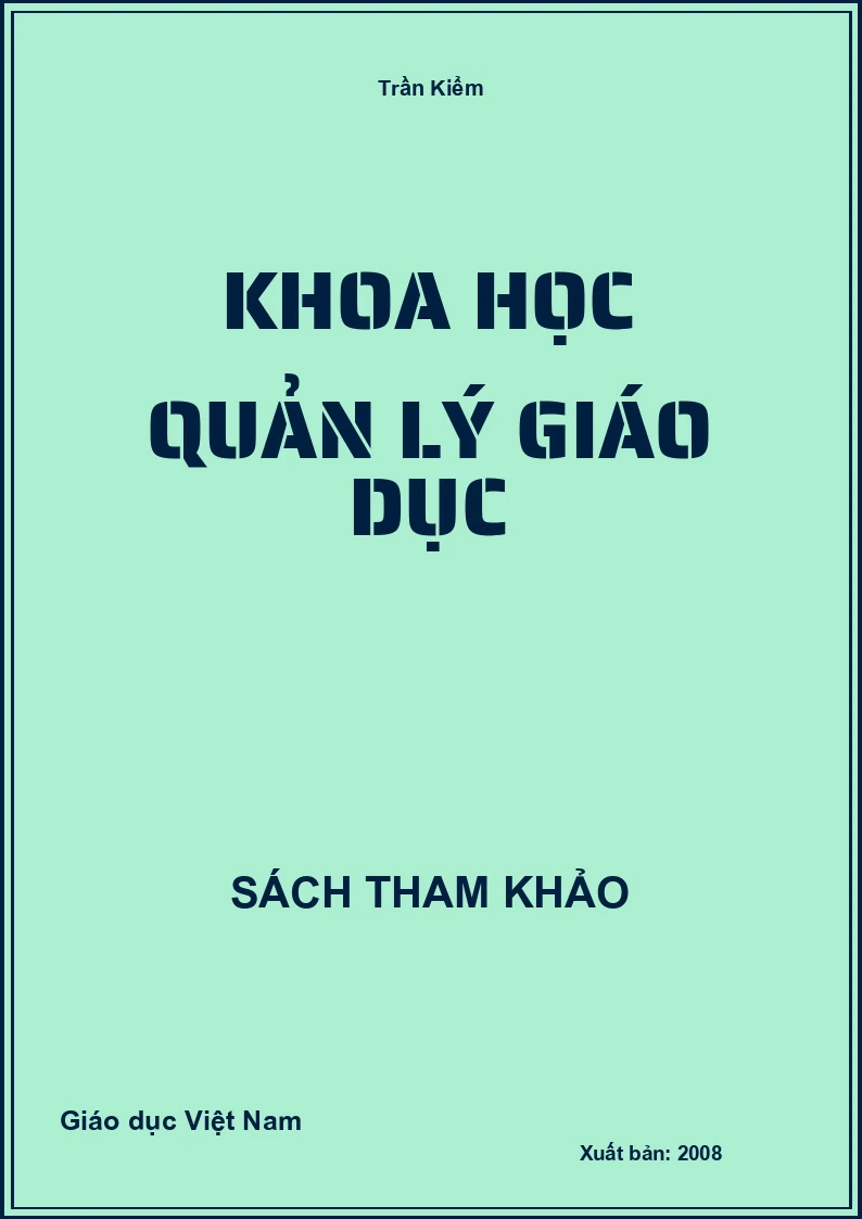 Khoa học quản lý giáo dục