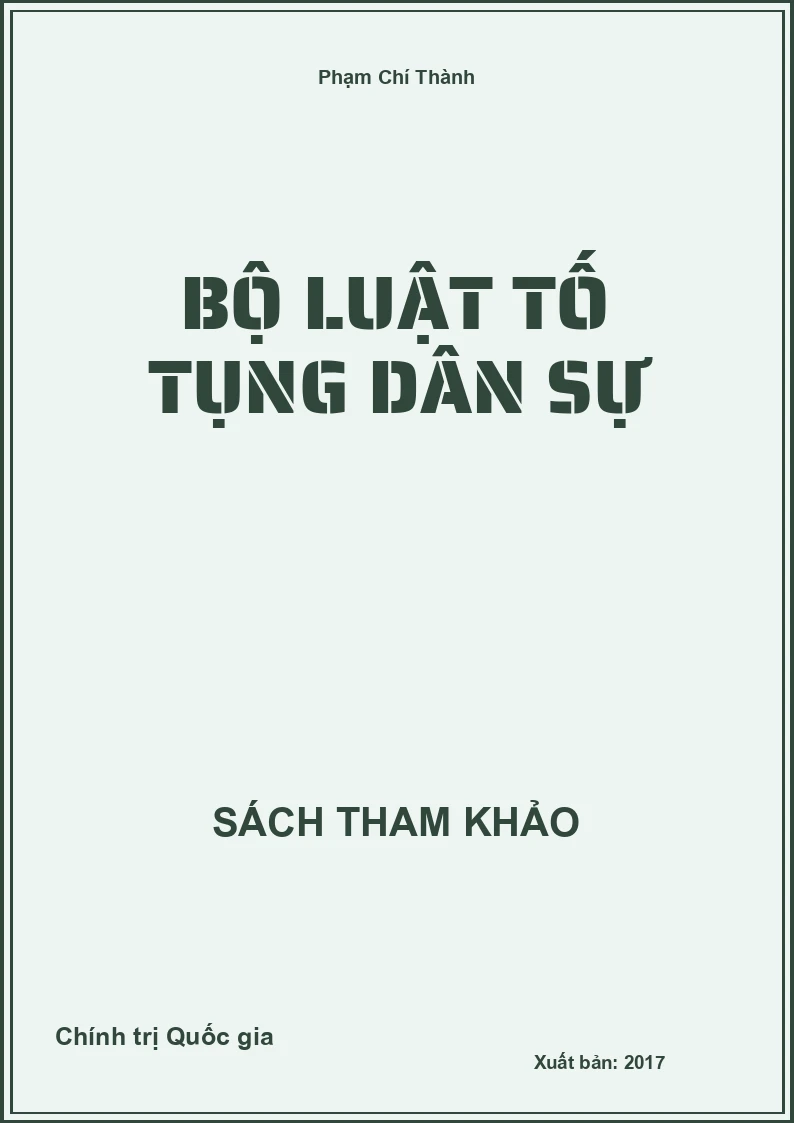 Bộ luật tố tụng dân sự