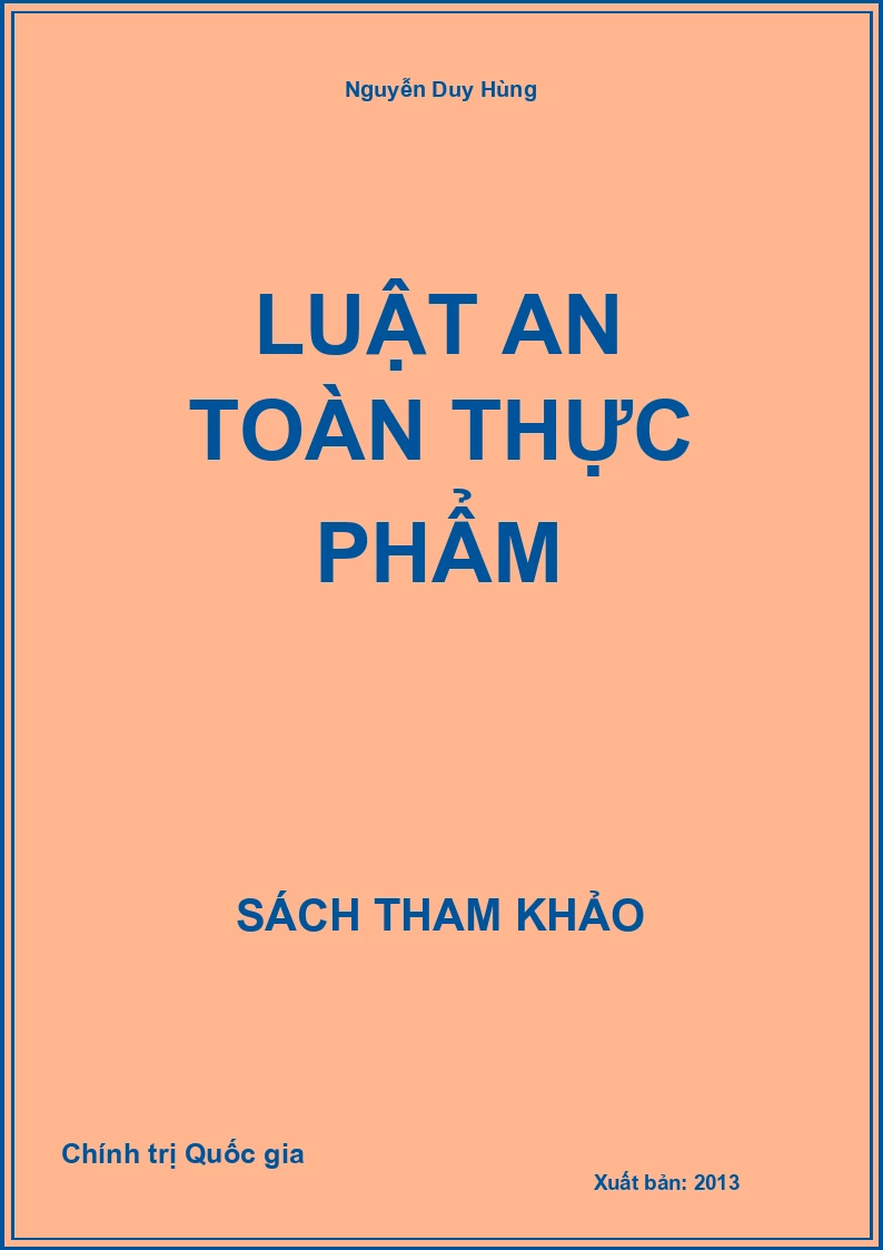 Luật an toàn thực phẩm
