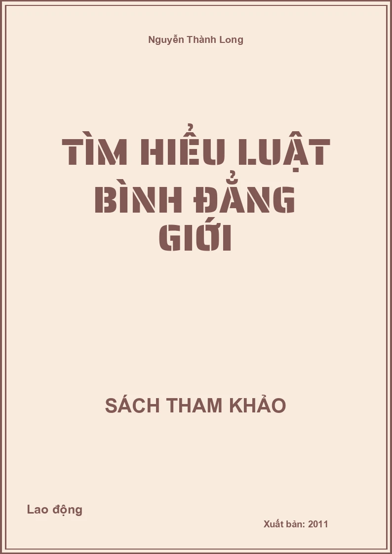 Tìm hiểu luật bình đẳng giới