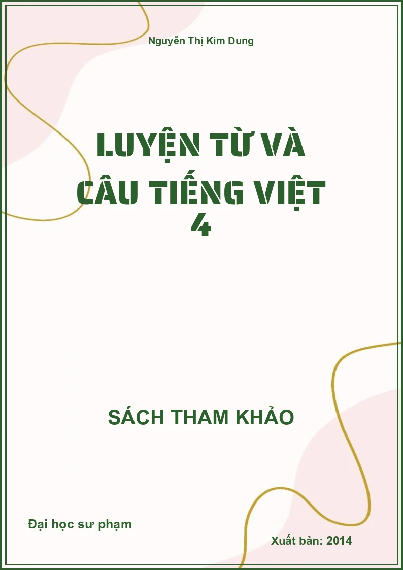 Luyện từ và câu Tiếng Việt 4