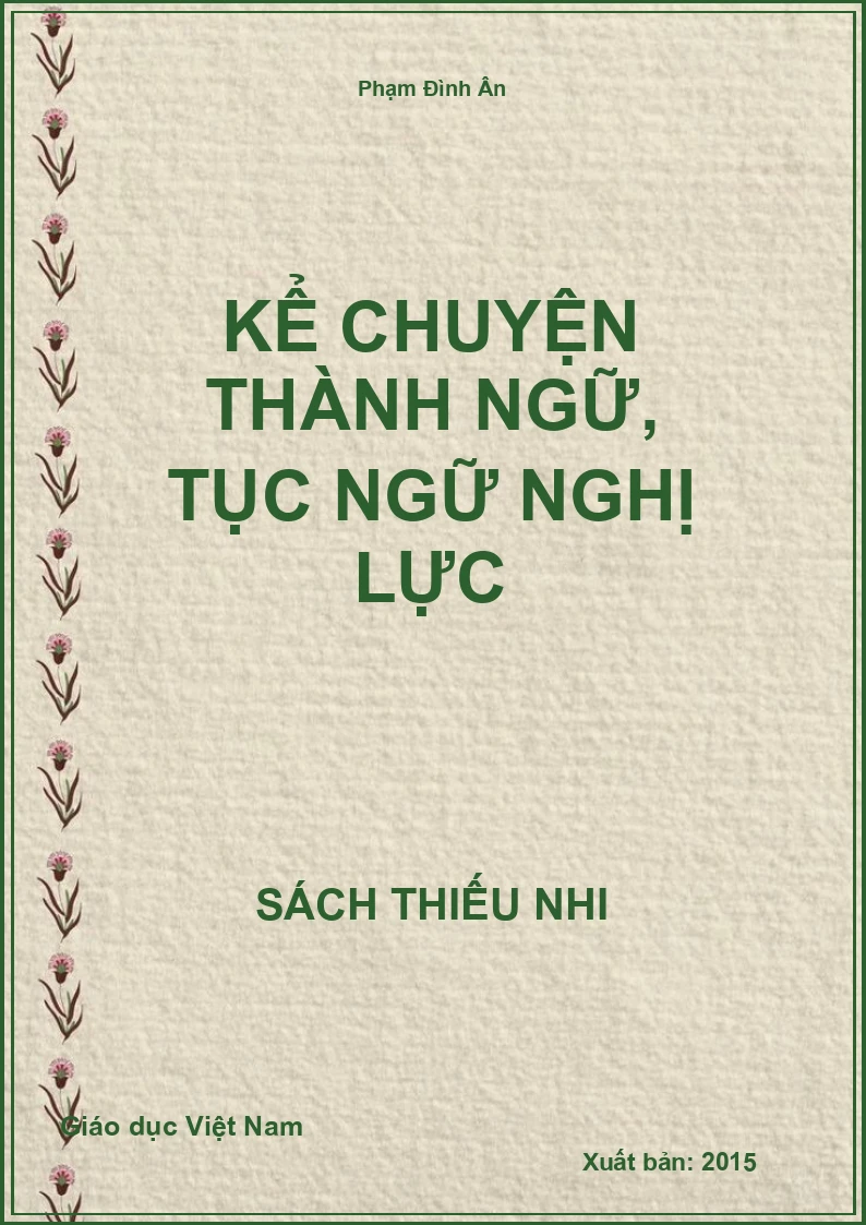Kể chuyện thành ngữ, tục ngữ Nghị lực