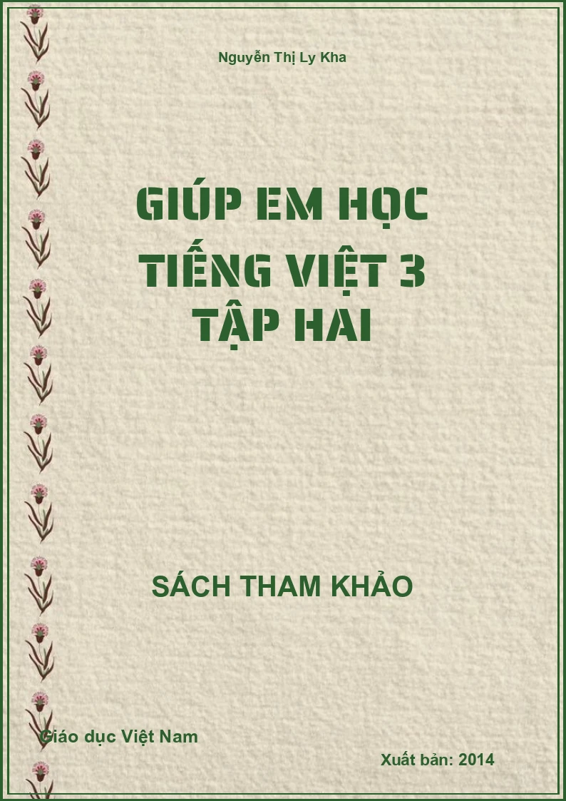 Giúp em học Tiếng Việt 3 tập hai