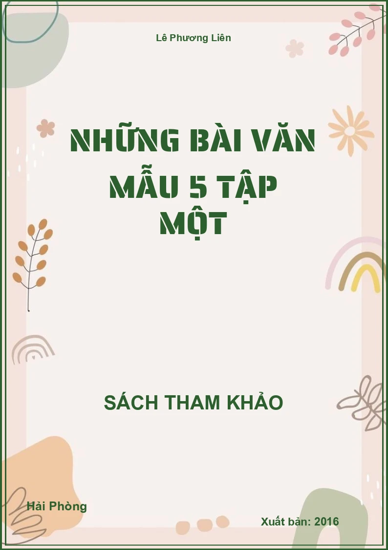 Những bài văn mẫu 5 tập một