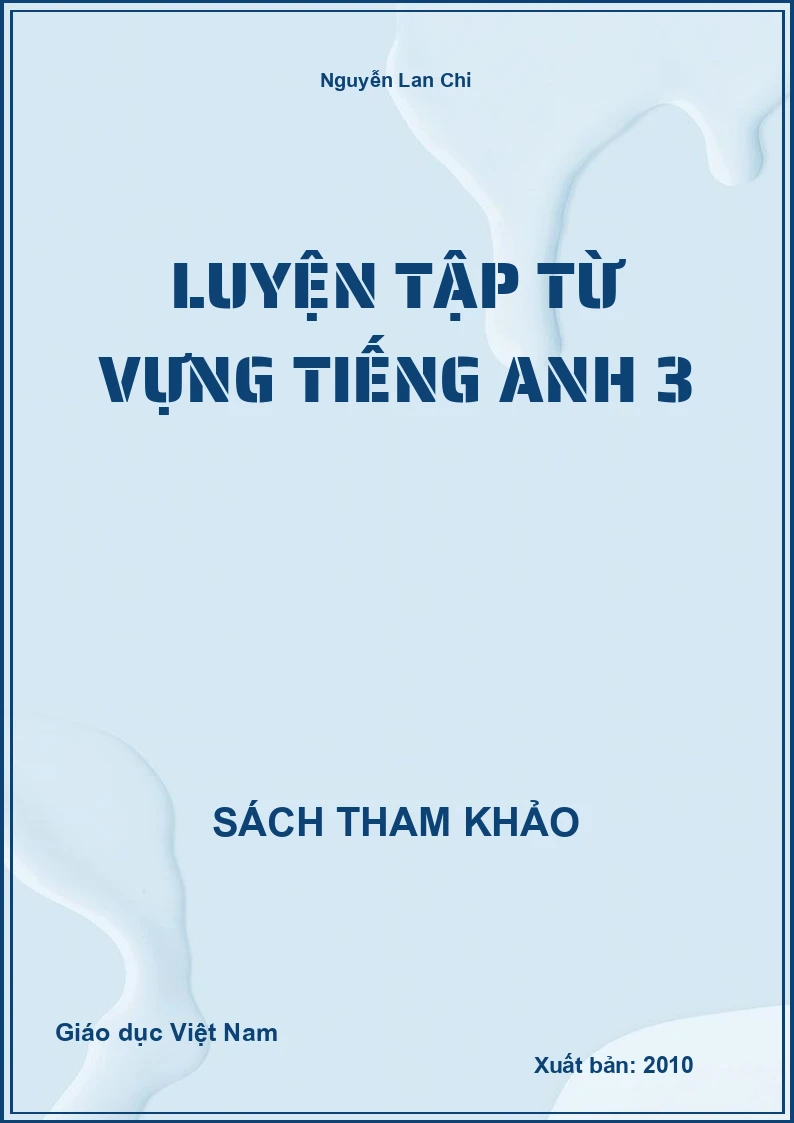 Luyện tập từ vựng Tiếng Anh 3