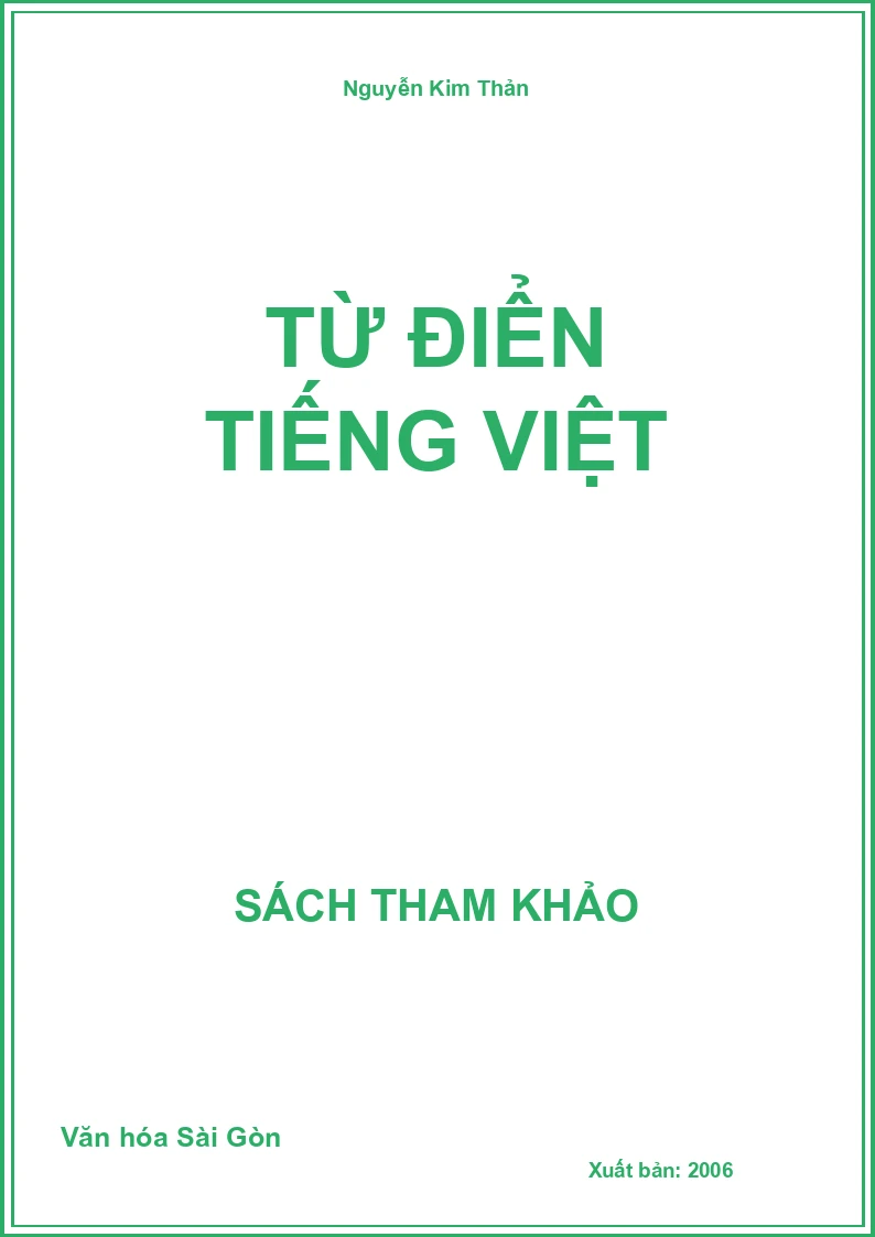 Từ điển Tiếng Việt