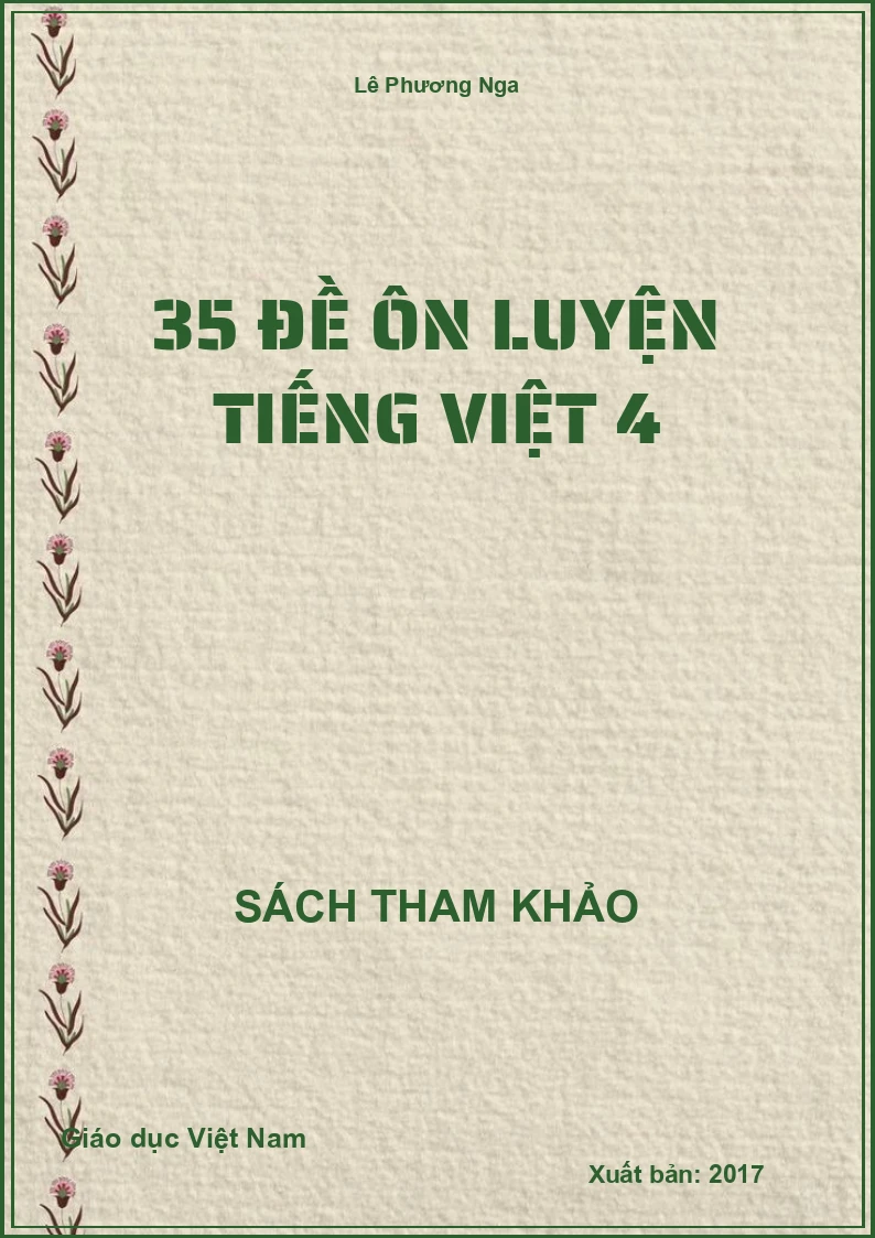 35 đề ôn luyện Tiếng Việt 4